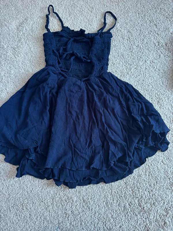 Navy blue garage dress Size XS - Image 2
