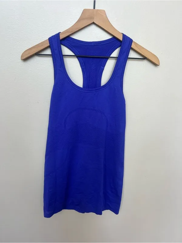 Lululemon Swiftly Tech Racerback Lazurite Blue Purple Size 6 - Image 5