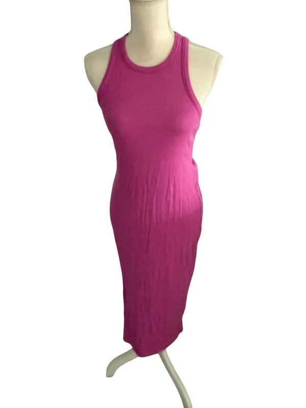 BEYOND YOGA Purple Pink Maxi Dress Size Medium - Image 6