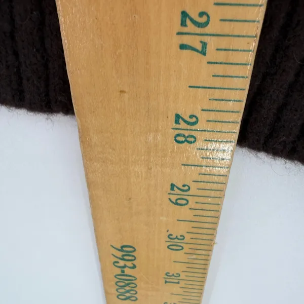 Cyrus Oversized Sweater Women XS Brown Wool Blend Minimalist Earthy Loungewear - Image 7