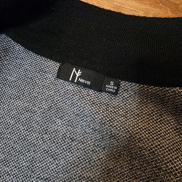 Neve Black & Purple Faire Isle Merino Blend Full Zip Mockneck Sweater - Image 8