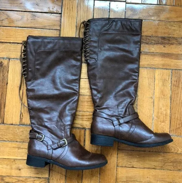 Leather Rider Boots - Image 2