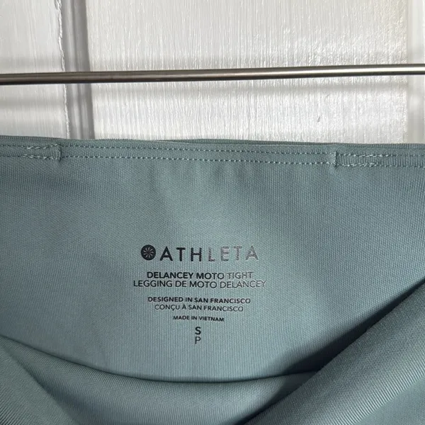 Athleta Delancey Moto Tight High-Rise Leggings Pants W1759 Sz S - Image 8