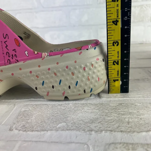 Crocs x Line Friends Stomp Slide Platform Womens 9 Petit Sweets Sandal Unisex M7 - Image 14