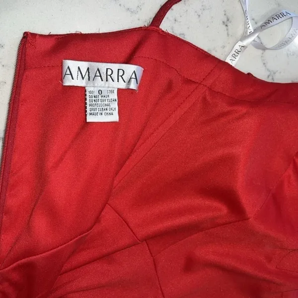 Amarra Red Prom Dress Size 0‎ - Image 9