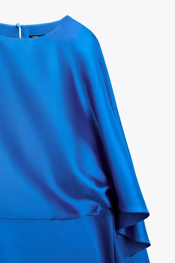ZARA dress ultra wide sleeve mini coctail party wedding - Image 9