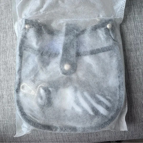 NWT‎ Clear Black Trim Crossbody Bag with Zebra Print Adjustable Strap - Image 4