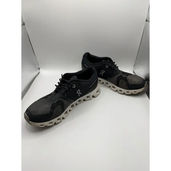 On Cloud‎ Womens Running Shoes Black White Mesh Low Top Sneakers 79.98846 Size 6 - Image 8