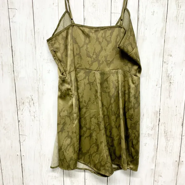 Boutique Shirt Women Chest 24" Small Animal‎ Print Wrap Spaghetti Strap Blouse - Image 4