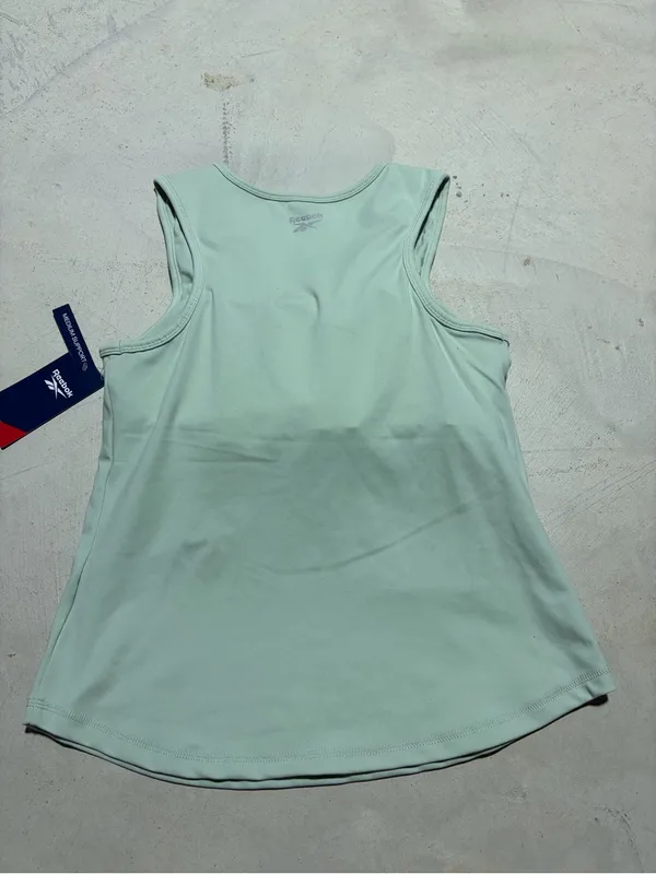 Reebok NWT mastermind bra tank top medium impact sea foam large MSRP$40 - Image 6