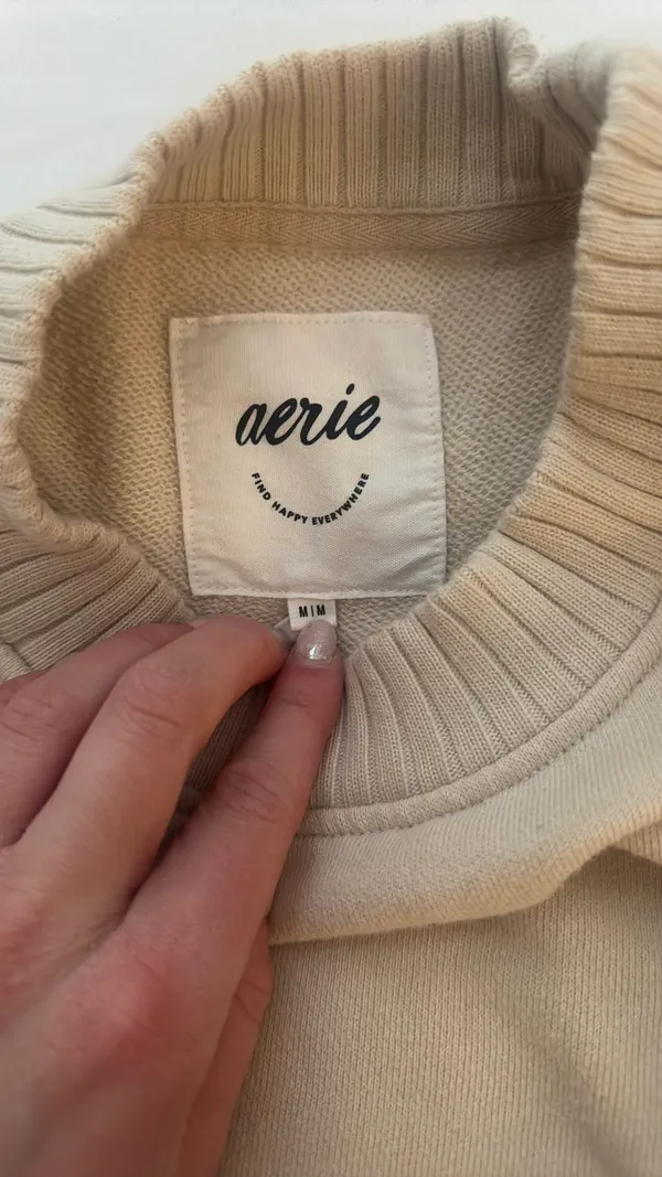 Aerie Crewneck Sweatshirt Oversized - Image 3