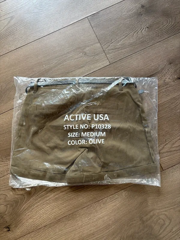 Active USA Kayla Dress Shorts with Belt - Image 2