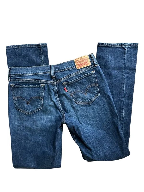 Levi's Dark Indigo 414 Relaxed Straight Jeans - Image 6