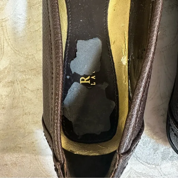 Lauren Ralph Lauren Dark Brown Leather Loafers - Image 6