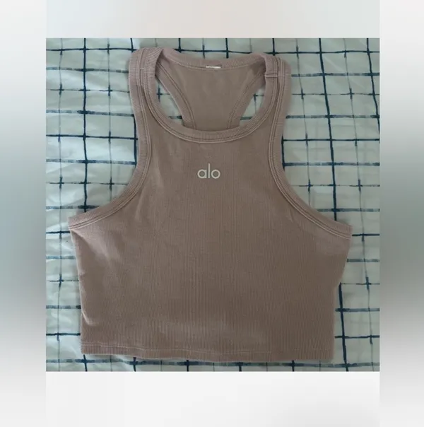 Alo Yoga Aspire Tank Pink Quartz - Image 7