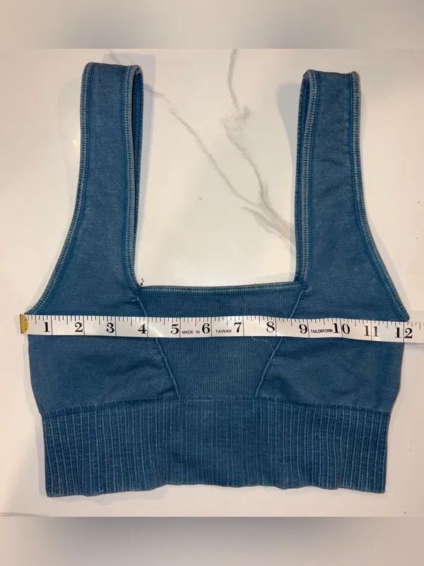 FP Movement Good Karma Square-Neck Bra Teal Size XS/S - Image 5