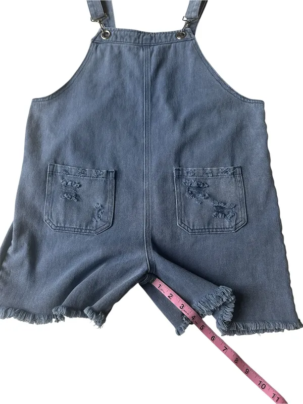 POL distressed Boho slouchy overalls - Image 5