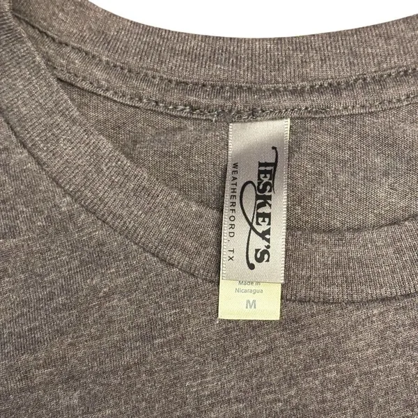 NWOT Teskey’s “Best In The West” Tee Brown Size M - Image 3