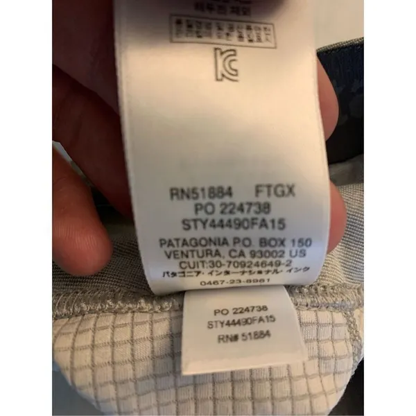 Patagonia Midweight Capilene baselayer leggings pants gray size small 44490 - Image 6