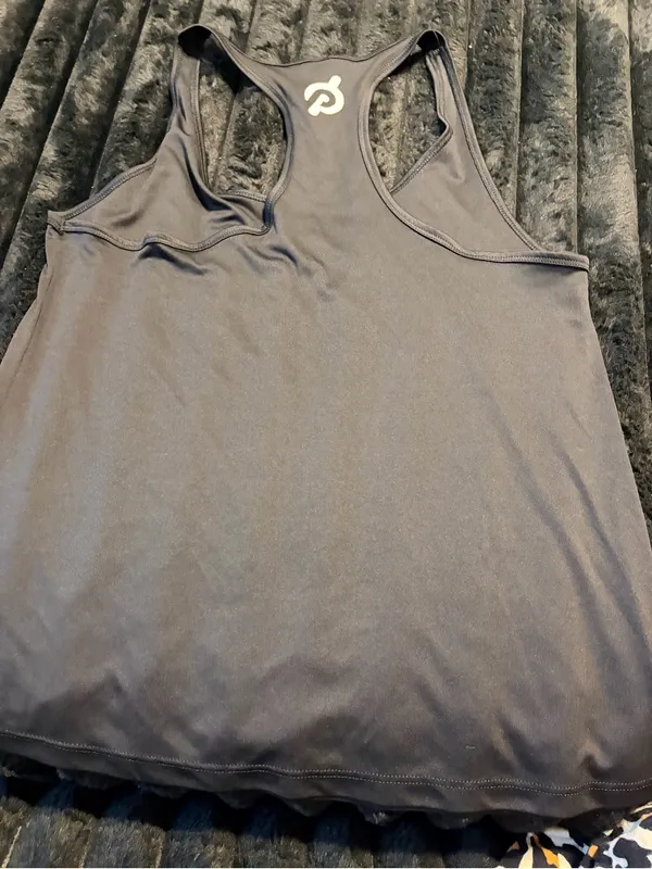 Peloton Women's Racerback Tank Top - Charcoal/Black - Image 4