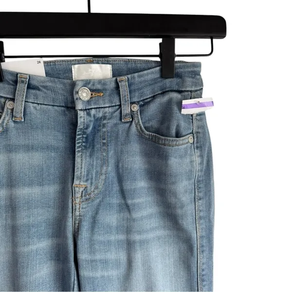 7‎ for All Mankind Slim Illusion Kimmie 24 Straight Jeans - Image 5