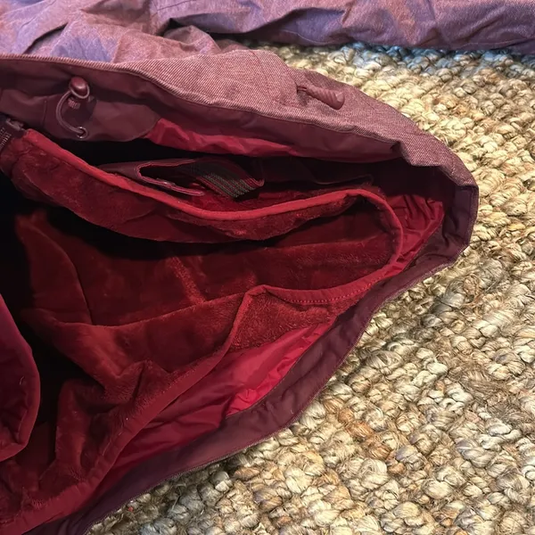 The North Face Helata Triclimate Jacket Women's Burgundy Red Size Large NO HOOD - Image 6