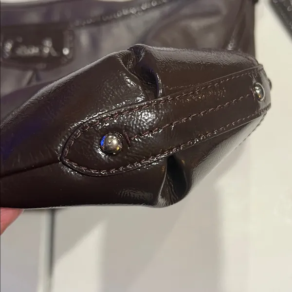 Coach Park Brown Leather bag cross body - Image 5
