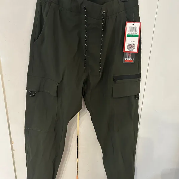 Ring of Fire Dark Olive Cargo Joggers - Image 9