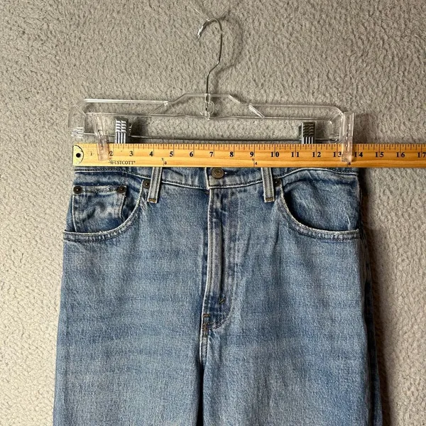 Abercrombie & Fitch‎ Jeans Womens 27/4 Blue '90s Straight Ultra High Rise Jeans - Image 5
