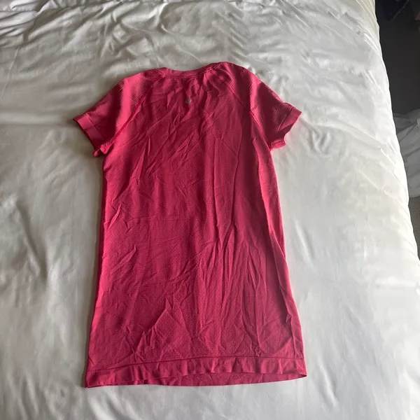 Lululemon Swiftly Pink Red Tee - Image 2