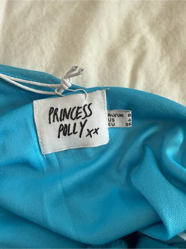 Princess Polly Teal One-Shoulder‎ Ruched Bodycon Dress - Image 3