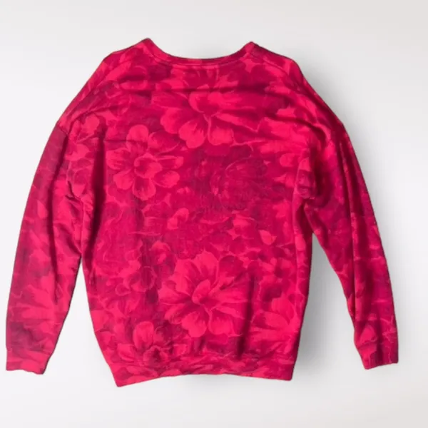 Athleta Red‎ Chakra Floral Balance Pullover Sweatshirt Size S - Image 3
