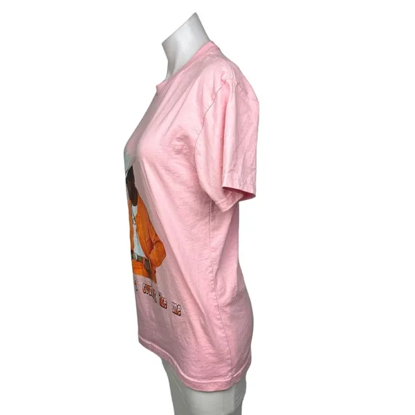 Next Level Apparel Lil Nas Womens Pink Unlikely Cowboy Artist Fan Short Sleeve Tee T-Shirt Top Sz S - Image 4