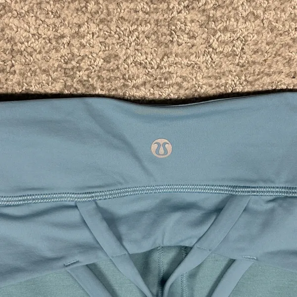 Lululemon Energy Bra Womens 6 Long Line Blue Strappy Athletic Padded W2EB9S - Image 5
