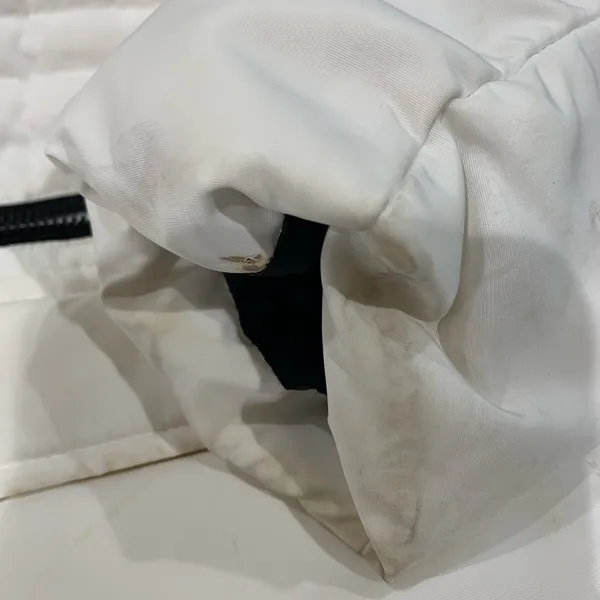 10 Crosby Derek Lam White Puffer Jacket - Image 3