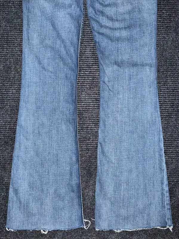 Y2K Buckle BKE Low Rise Star Flare Jeans Women’s 28 x 34 Distressed Grunge LONG - Image 5