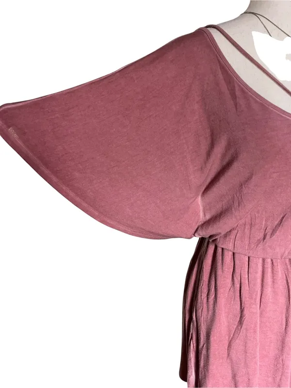 American Eagle Outfitters dusty rose oversized romper - Image 3