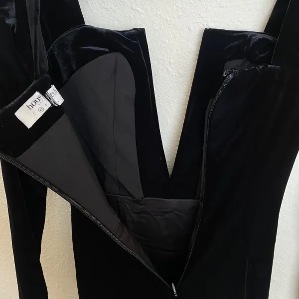 House of CB the Charlotte Plunge Maxi black Dress Size XS‎ NWOT - Image 12