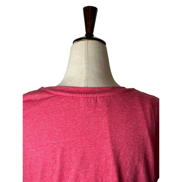 Sundry Side Knot‎ T Shirt Dress Women Large Pink Ruched Mini Athleisure Preppy - Image 8