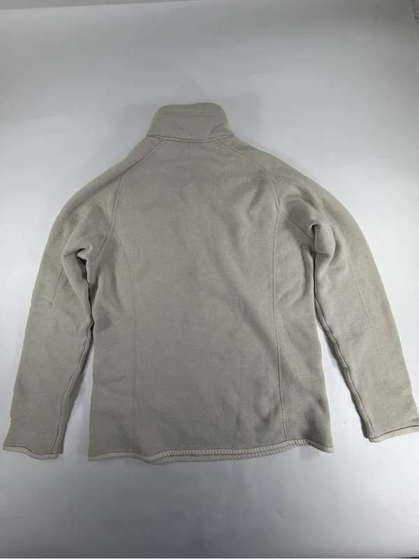 Patagonia Better Sweater 1/4 Zip Fleece Pullover Cream L Outdoor Gorpcore - Image 2