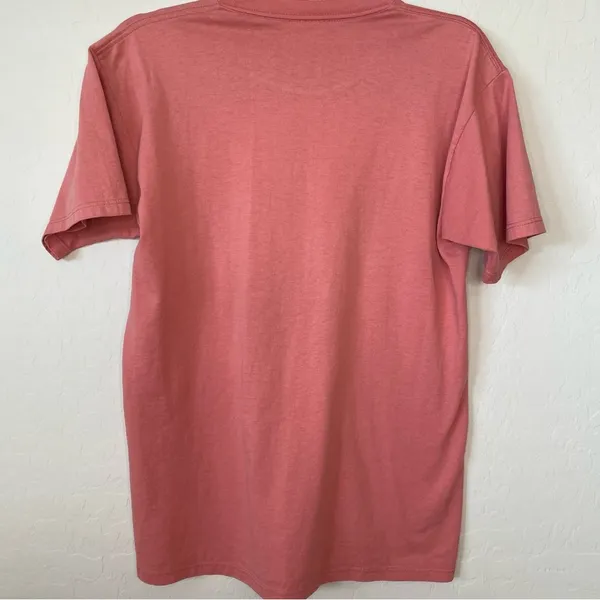 American Apparel Jerzees pink Womens t shirt Sz M Home Tweet Home birds and guitar Branson - Image 2