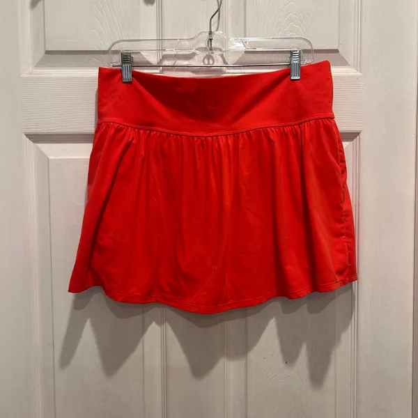 Joy Lab Game‎ Day Drop Waist Skort Women's XL Red Orange Tennis Golf Pickleball - Image 4