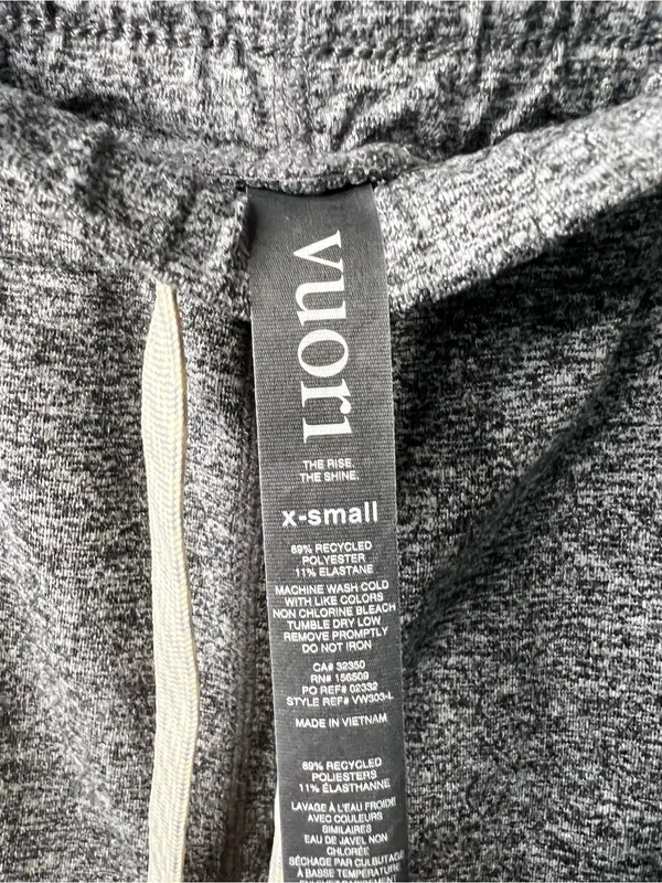 Vuori Performance Jogger Heathered Dark Gray Athletic Cozy Lounge Pants - Image 8
