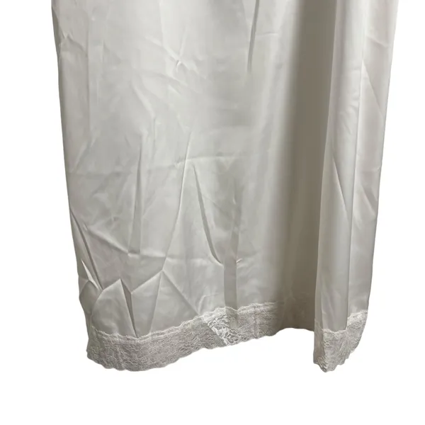 Lioness Vintage Ballerina Porcelain White Lace Trim Sleeveless Maxi Dress Size M - Image 7