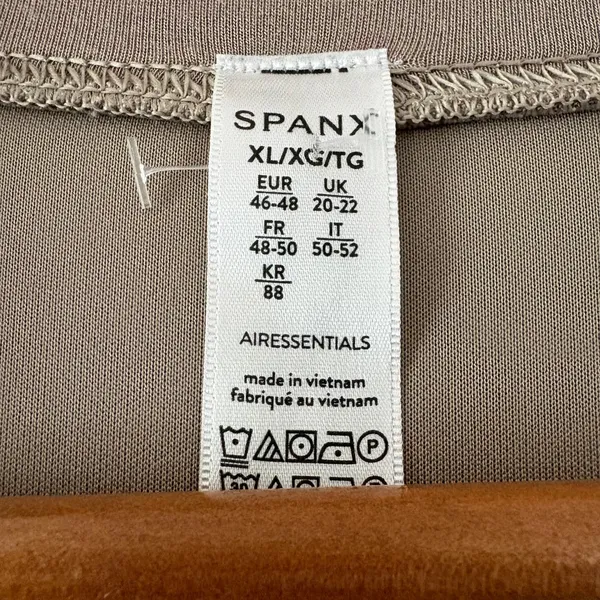 Spanx Sweatshirt AirEssentials XL Smoke Tan Crewneck Boxy Pullover - Image 6