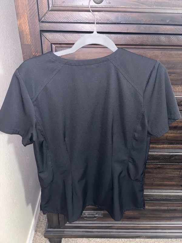 Beyond Scrub Top Gray Size M - Image 2