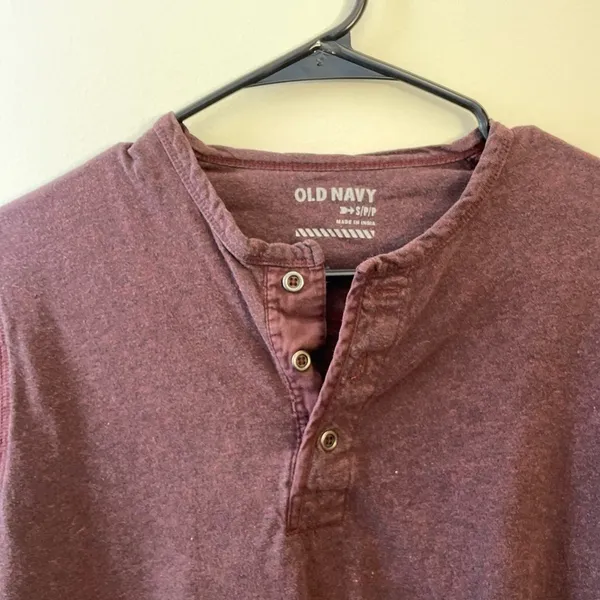 Old Navy Crewneck Top Plum Purple Woman's Small‎ Versatile Long Sleeve Shirt - Image 2