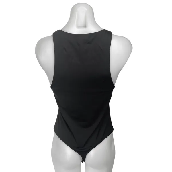 Aritzia Babaton Black Sleeveless High Neck Cami Camisole Tank Bodysuit Top Sz L - Image 2