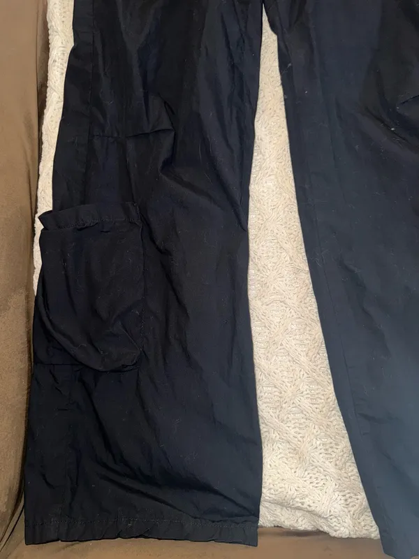 H&M Pants Black Cargo - Image 2
