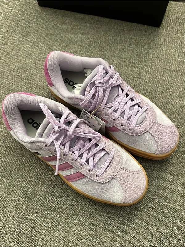 adidas Women's Purple VL Court Bold Sneakers. New size 6 - Image 7